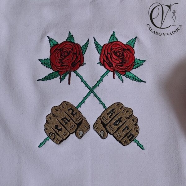 Sudadera Rosas Eladio Carrión - Imagen 3