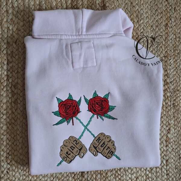 Pack Camiseta + Sudadera Rosas Eladio Carrión - Imagen 4