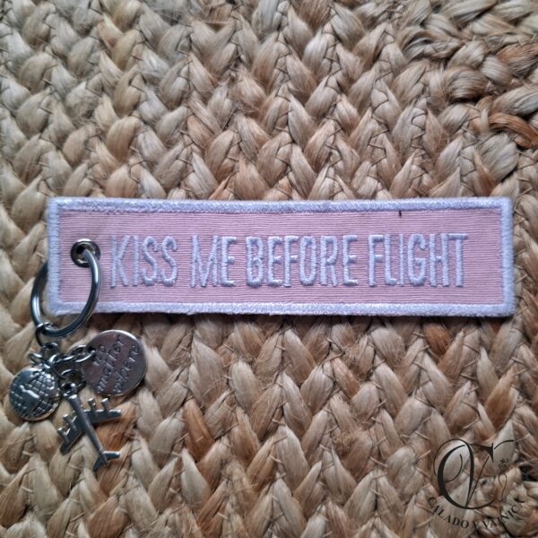 Llavero Kiss Me Before Flight - Imagen 10