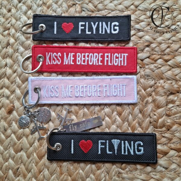 Llavero Kiss Me Before Flight - Imagen 8