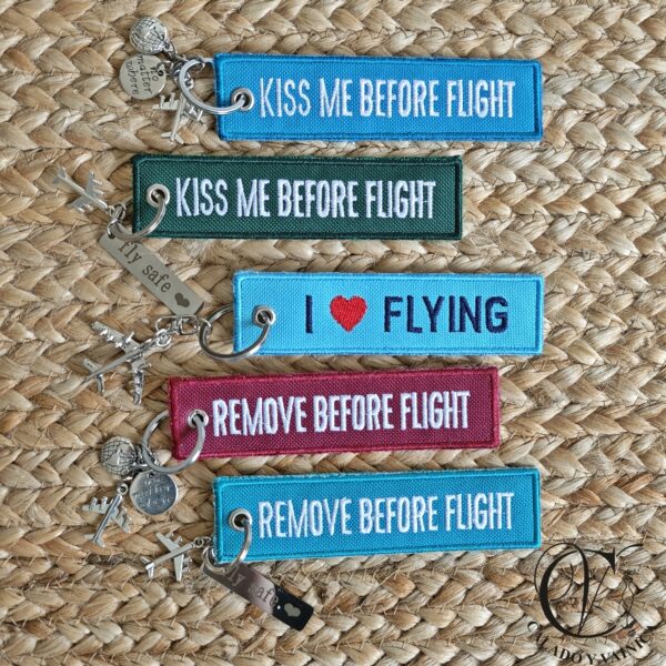 Llavero Kiss Me Before Flight - Imagen 6