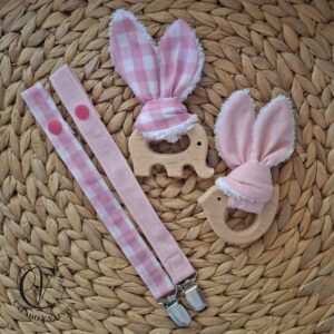 Pack 2 mordedores + 2 chupeteros