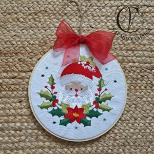 Bastidor 23 cm Santa Claus