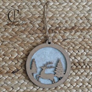 Adorno Navidad Bola Reno