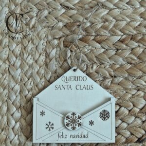 Adorno Navidad Sobre Santa Claus