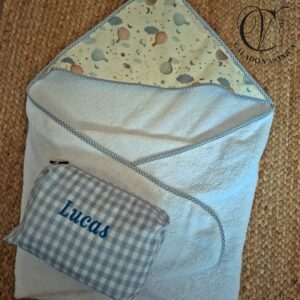 Pack maxi neceser + capa de baño Lucas